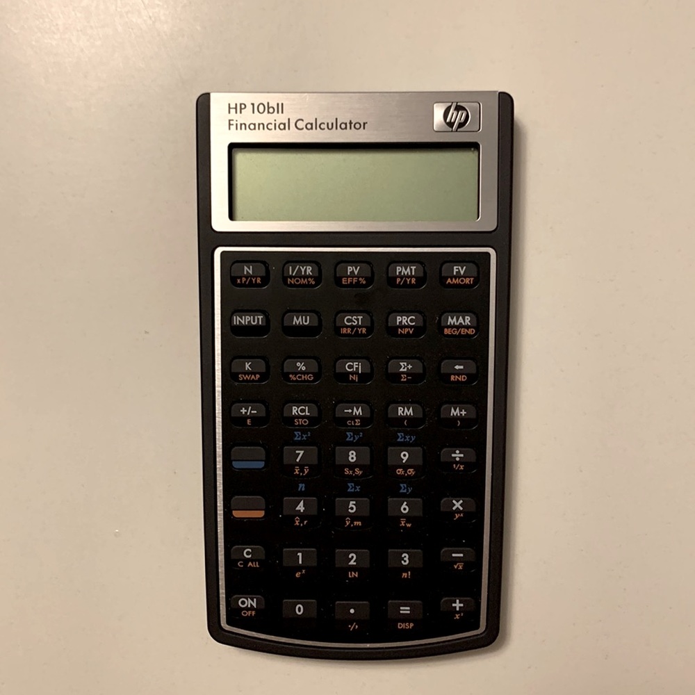 HP 10bII Financial Calculator